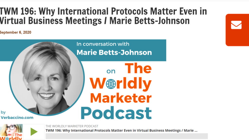 The worldly marketer podcast banner